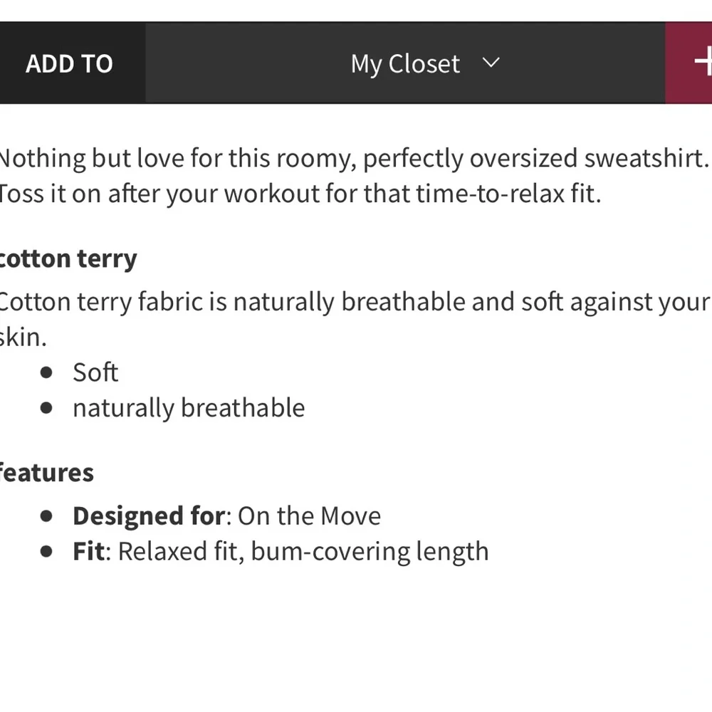 lululemon athletica Mauve Sweater - Picture 3 of 6